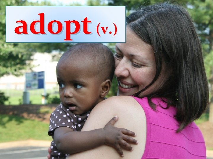adopt (v. ) adopt (v. )