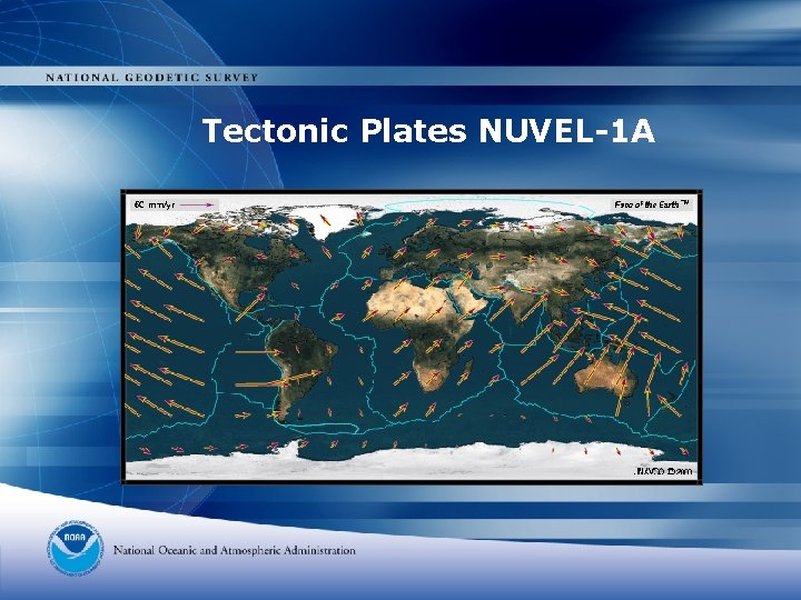 Tectonic Plates NUVEL-1 A 