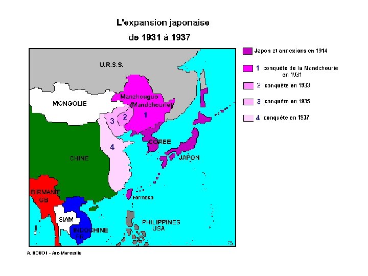 Les grandes phases de la Seconde Guerre Mondiale