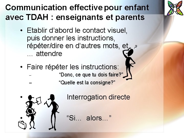 Communication effective pour enfant avec TDAH : enseignants et parents • Etablir d’abord le