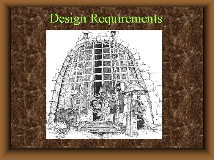 Design Requirements 