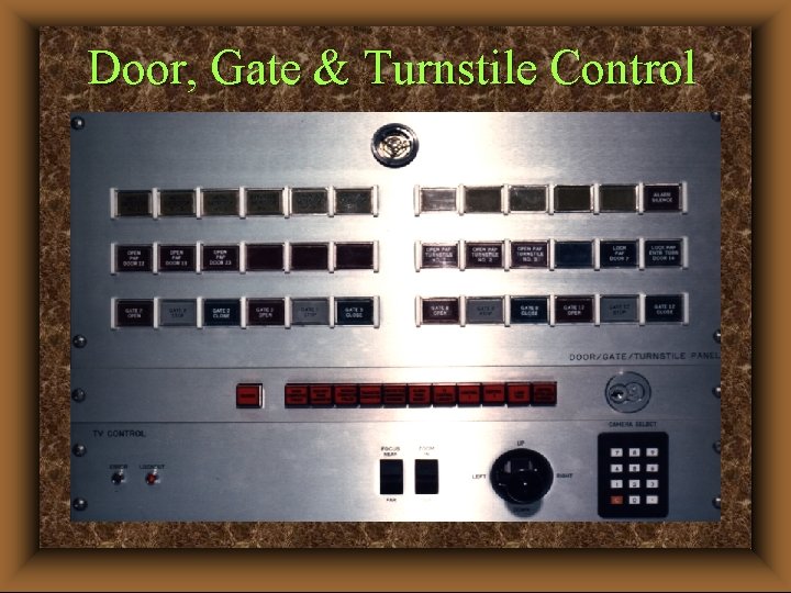 Door, Gate & Turnstile Control 