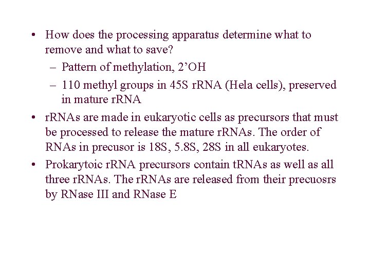  • How does the processing apparatus determine what to remove and what to