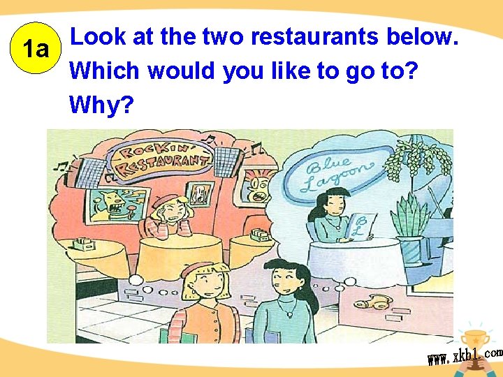 Look at the two restaurants below. 1 a Which would you like to go