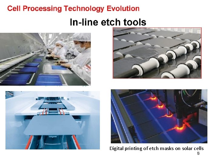 Digital printing of etch masks on solar cells Digital printing of etch masks on solar cells