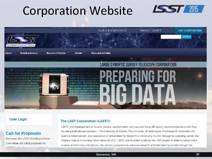 Corporation Website 29 