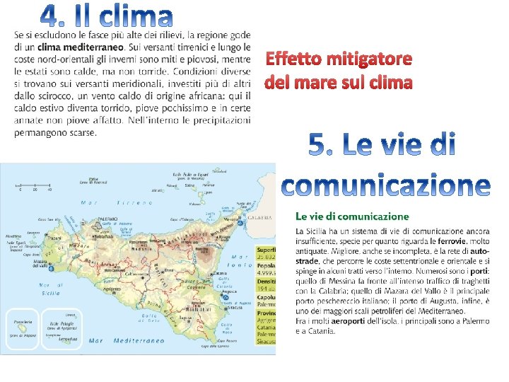 Effetto mitigatore del mare sul clima 