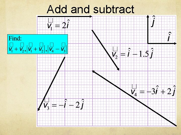 Add and subtract 