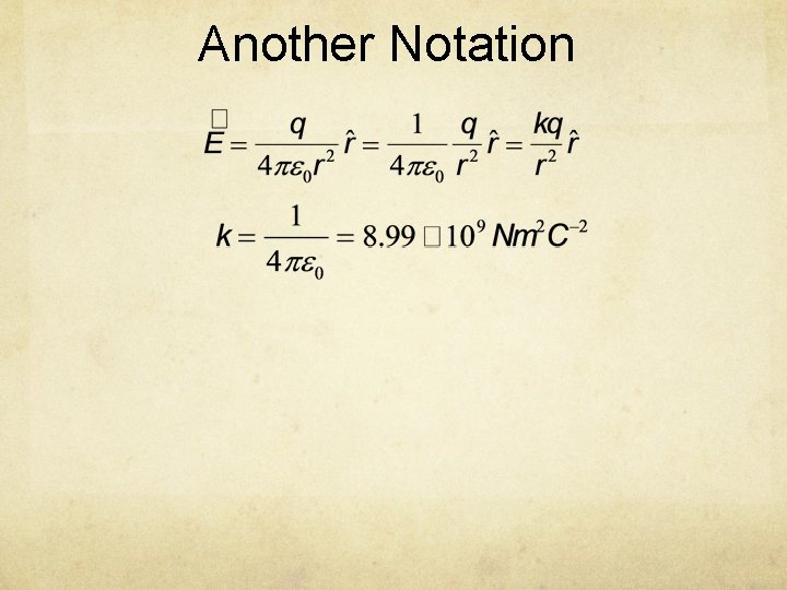 Another Notation 