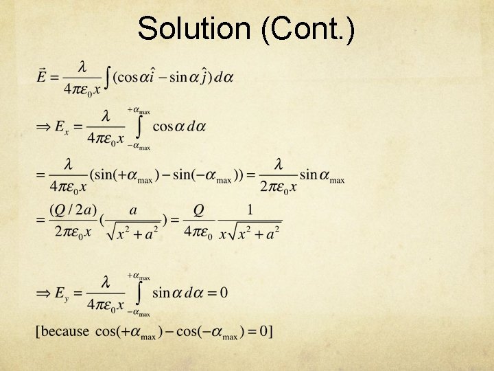 Solution (Cont. ) 