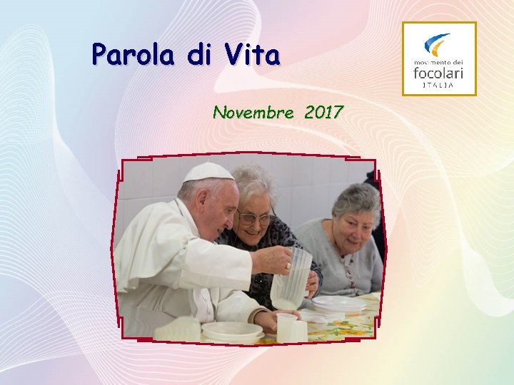 Parola di Vita Novembre 2017 