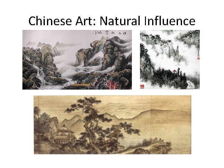 Chinese Art: Natural Influence 