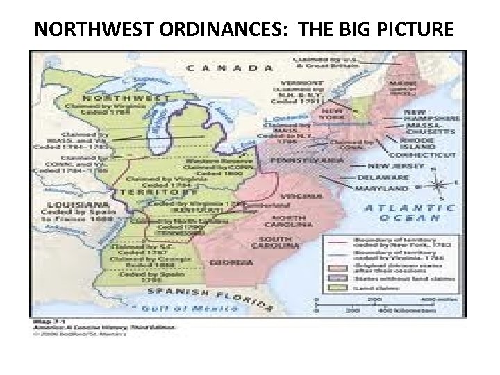 NORTHWEST ORDINANCES: THE BIG PICTURE 