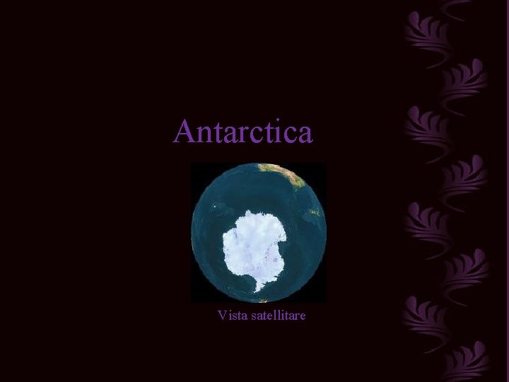 Antarctica Vista satellitare 