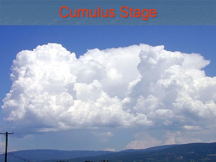 Cumulus Stage 