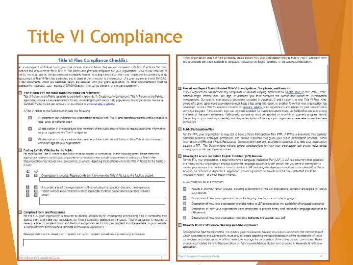 Title VI Compliance 