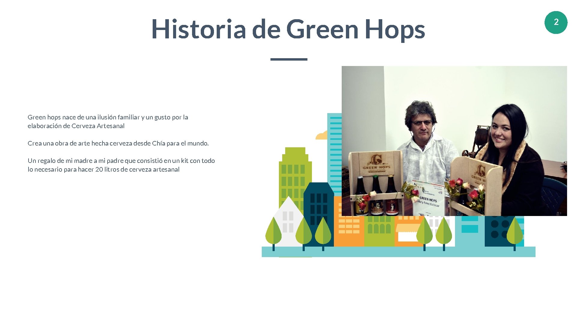 Historia de Green Hops Green hops nace de una ilusión familiar y un gusto