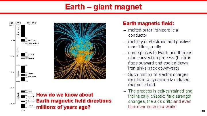 Earth – giant magnet Earth magnetic field: How do we know about Earth magnetic