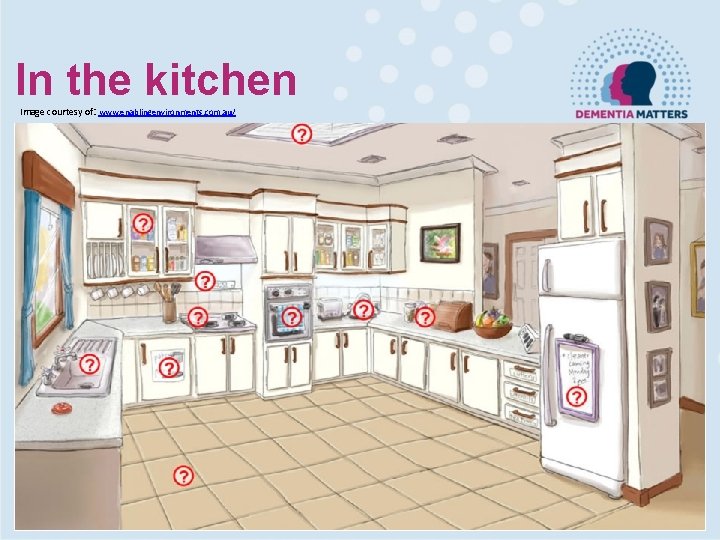 In the kitchen Image courtesy of: www. enablingenvironments. com. au/ 