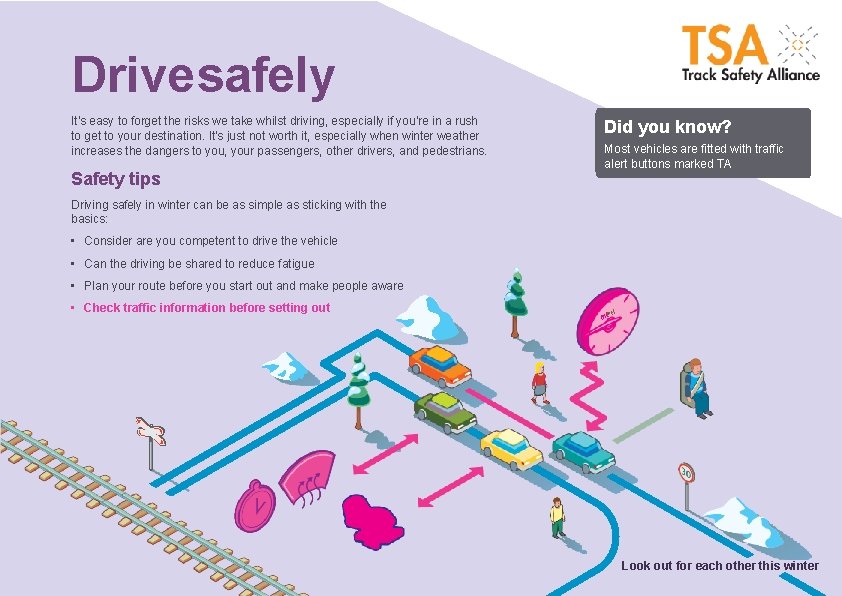 Drivesafely It’s easy to forget the risks we take whilst driving, especially if you’re