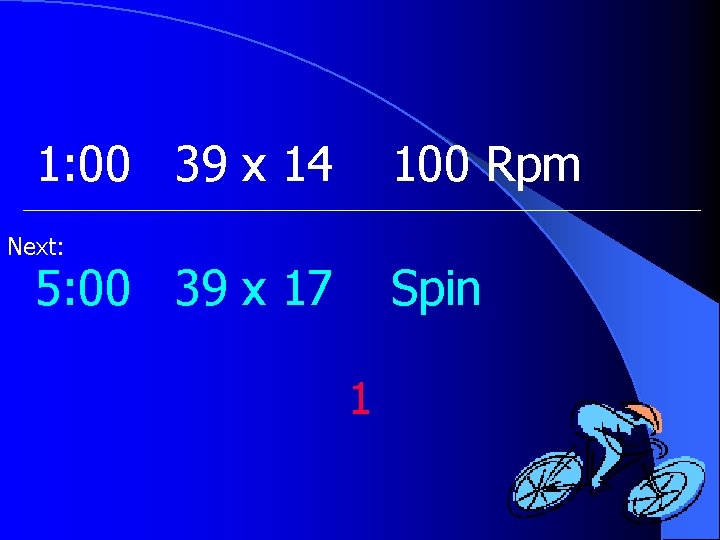 1: 00 39 x 14 100 Rpm Next: 5: 00 39 x 17 Spin