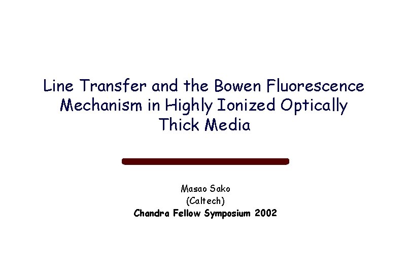 Line Transfer and the Bowen Fluorescence Mechanism in Highly Ionized Optically Thick Media Masao