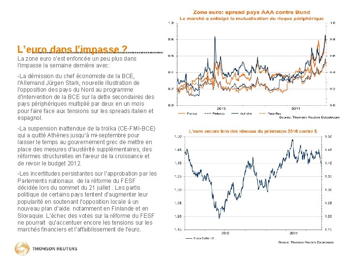 L’euro dans l’impasse ? La zone euro s’est enfoncée un peu plus dans l’impasse