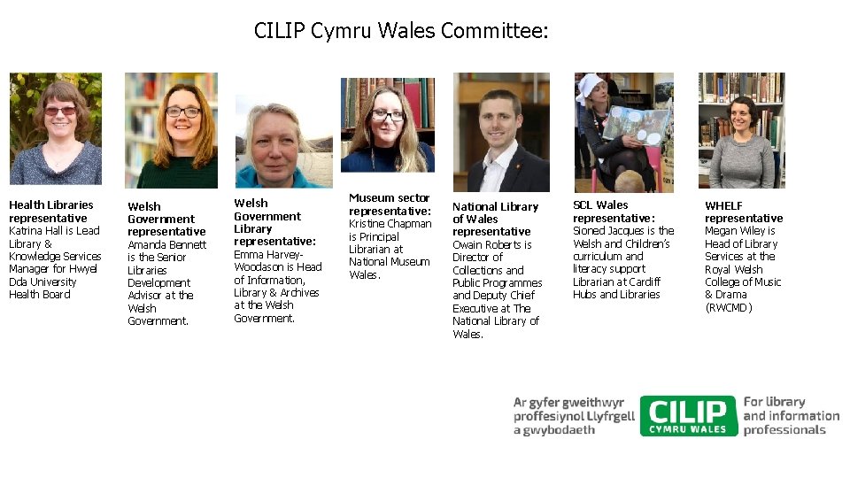 CILIP Cymru Wales Committee: Health Libraries representative Katrina Hall is Lead Library & Knowledge