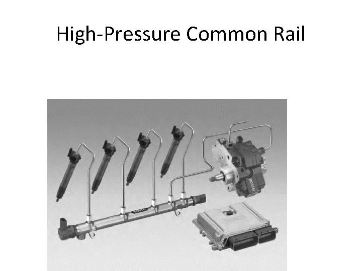 High-Pressure Common Rail 