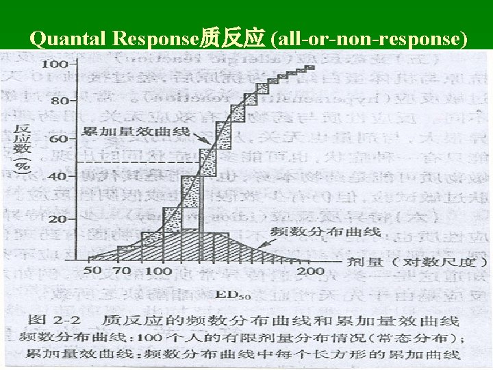 Quantal Response质反应 (all-or-non-response) 