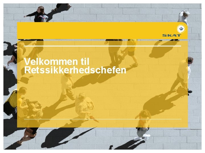 Velkommen til Retssikkerhedschefen 