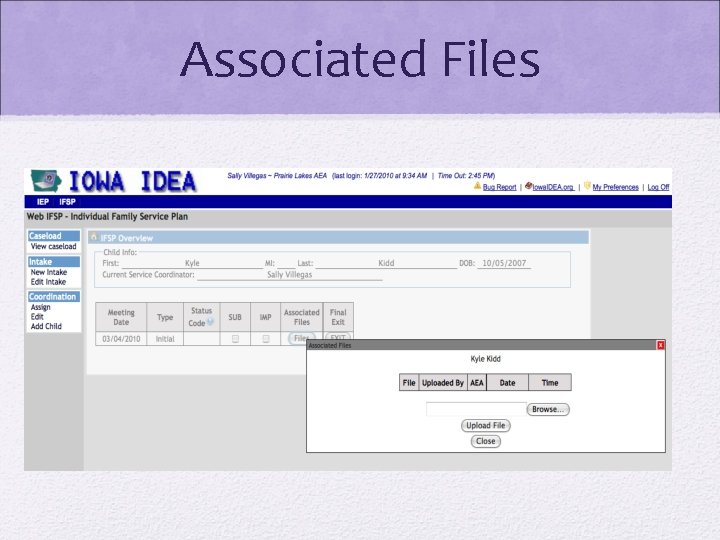 Associated Files 