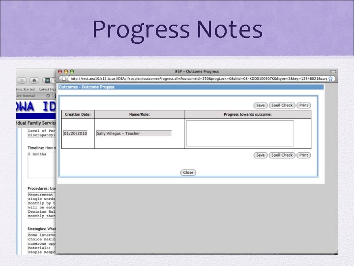 Progress Notes 