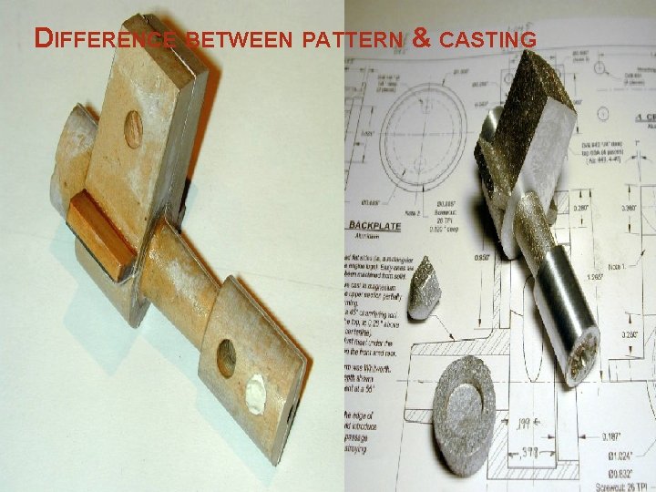 DIFFERENCE BETWEEN PATTERN & CASTING 