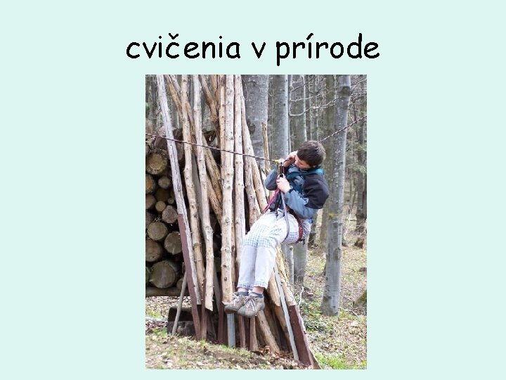 cvičenia v prírode 