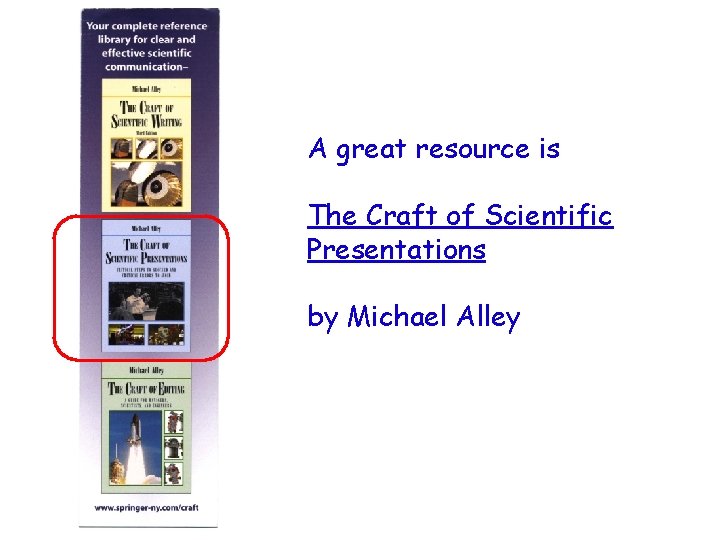 A great resource is The Craft of Scientific Presentations by Michael Alley 