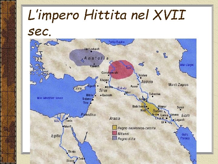 L’impero Hittita nel XVII sec. 