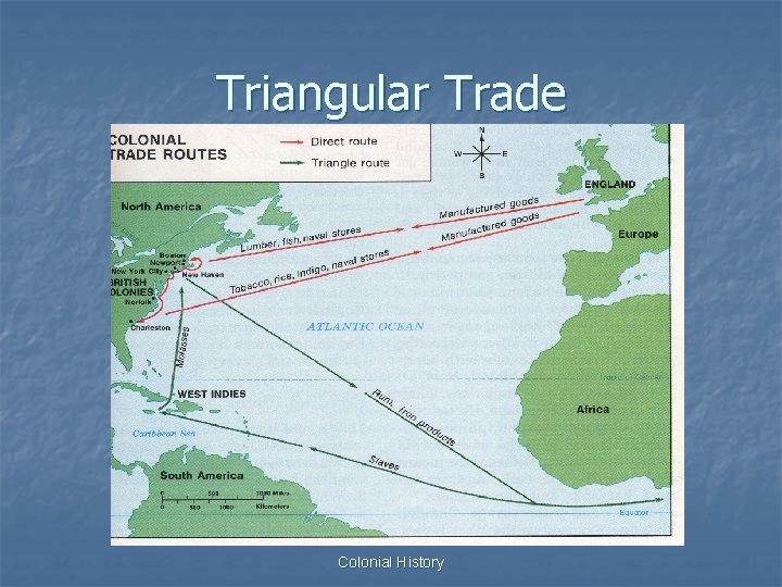 Triangular Trade Colonial History 