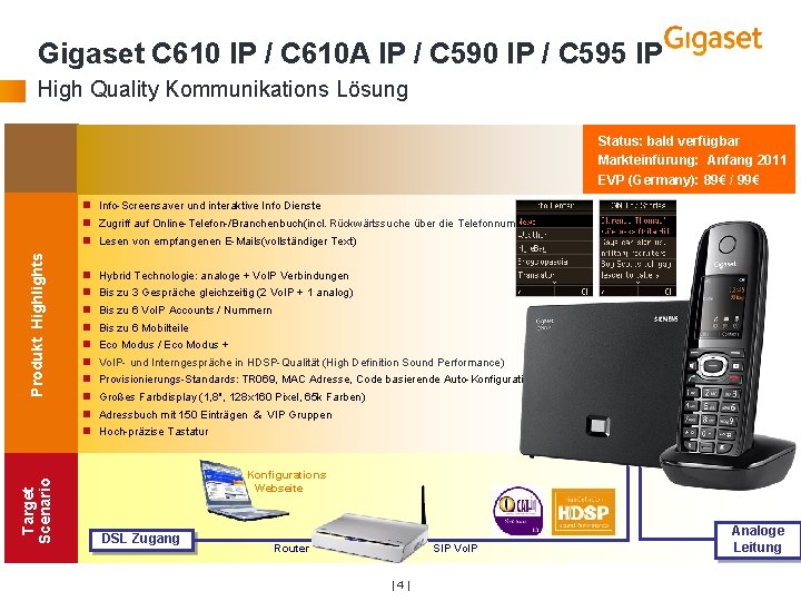 Gigaset C 610 IP / C 610 A IP / C 590 IP /