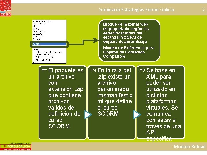 Seminario Estrategias Forem Galicia 2 En la raíz del. zip existe un archivo denominado