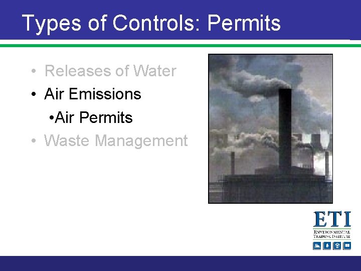 Environmental Training Institute ETI Environmental Controls Part 1