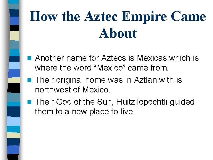 ANCIENT NATIVES OF LATIN AMERICA MAYAN AZTEC AND