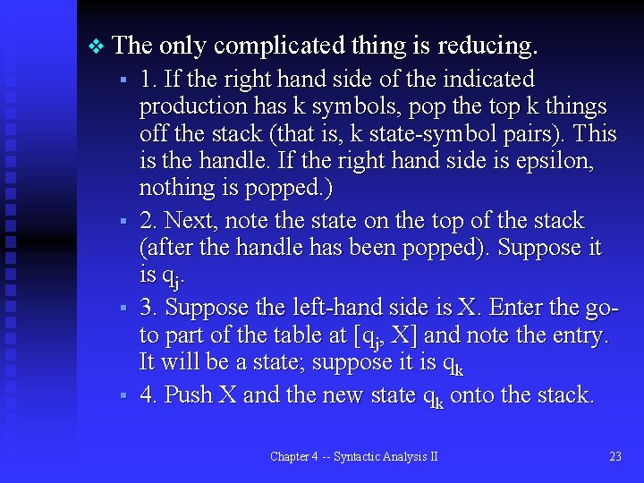 v The only complicated thing is reducing. § § 1. If the right hand