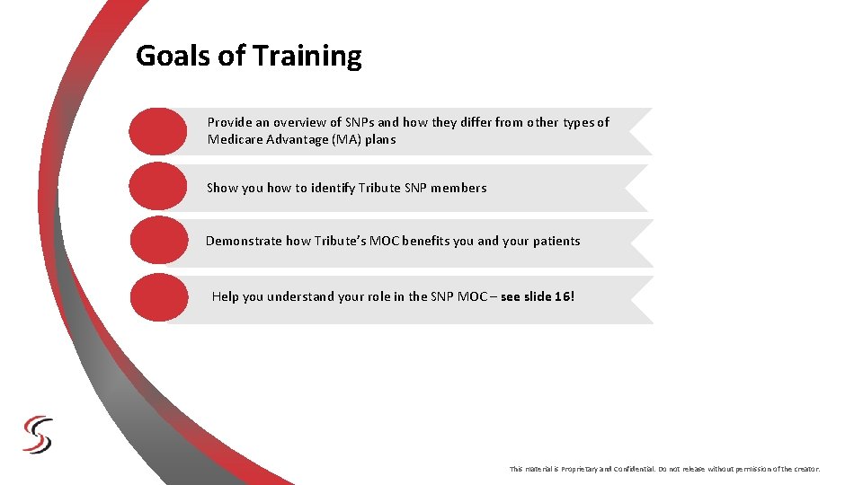 Goals of Training Provide an overview of SNPs and how they differ from other Goals of Training Provide an overview of SNPs and how they differ from other