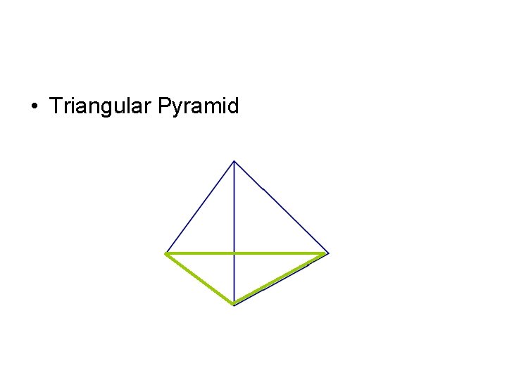  • Triangular Pyramid 