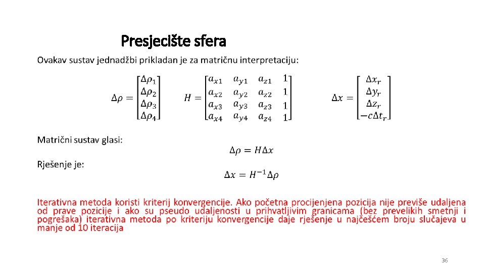 Presjecište sfera • 36 