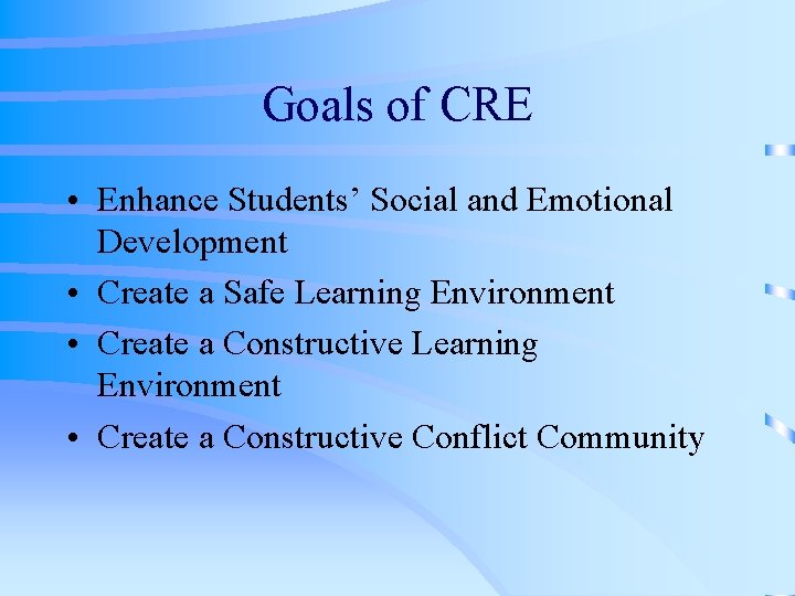 A World of Possibilities Conflict Resolution Education Around