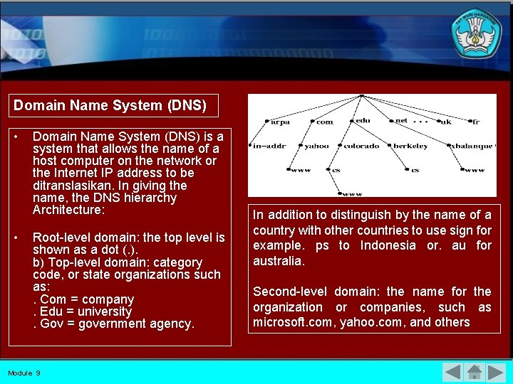 Domain Name System (DNS) • • Domain Name System (DNS) is a system that