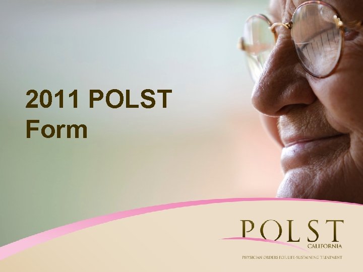 2011 POLST Form 