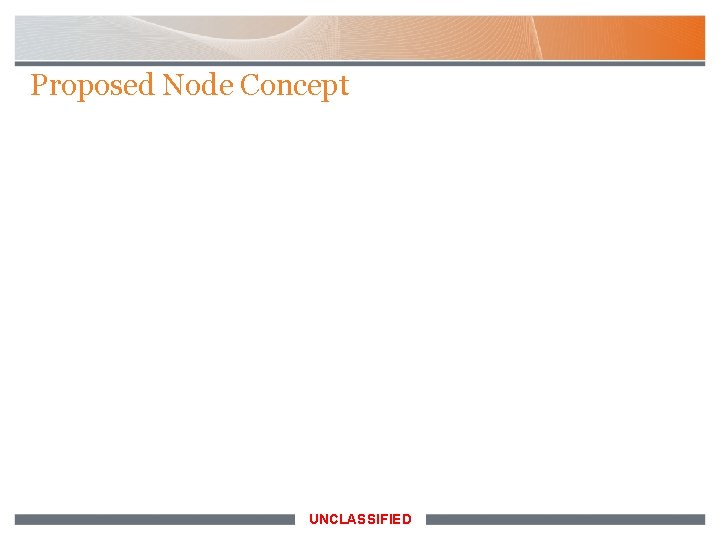 Proposed Node Concept UNCLASSIFIED 